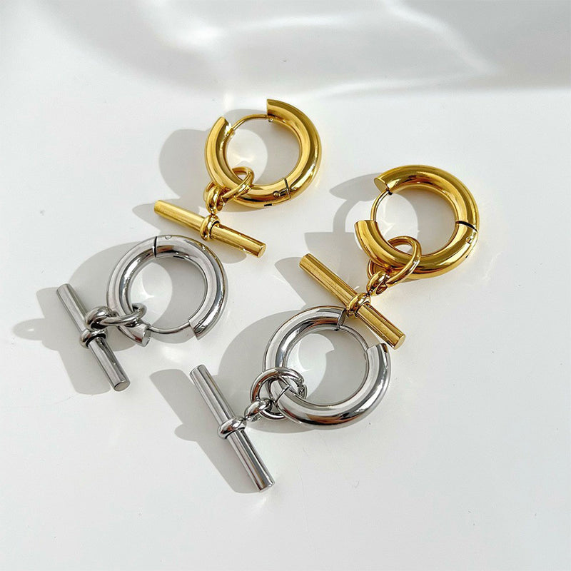 Geometric Drop Earrings