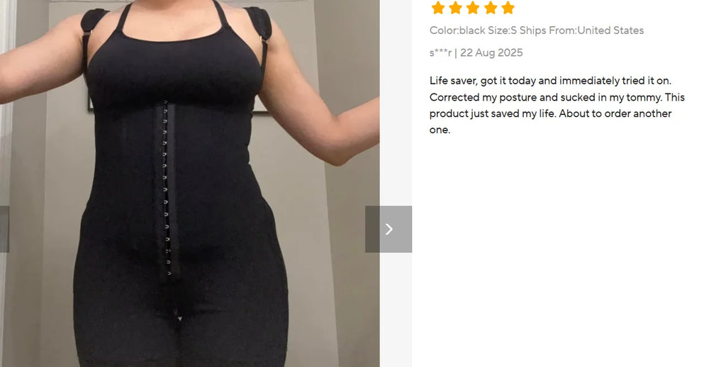 Lace-Trim Shapewear Bodysuit
