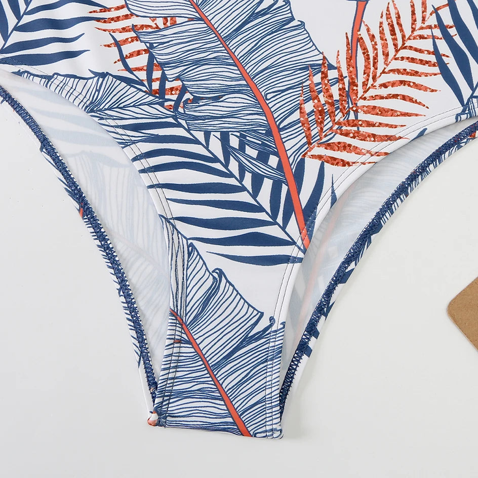 High Neck High Waist Bikini Set