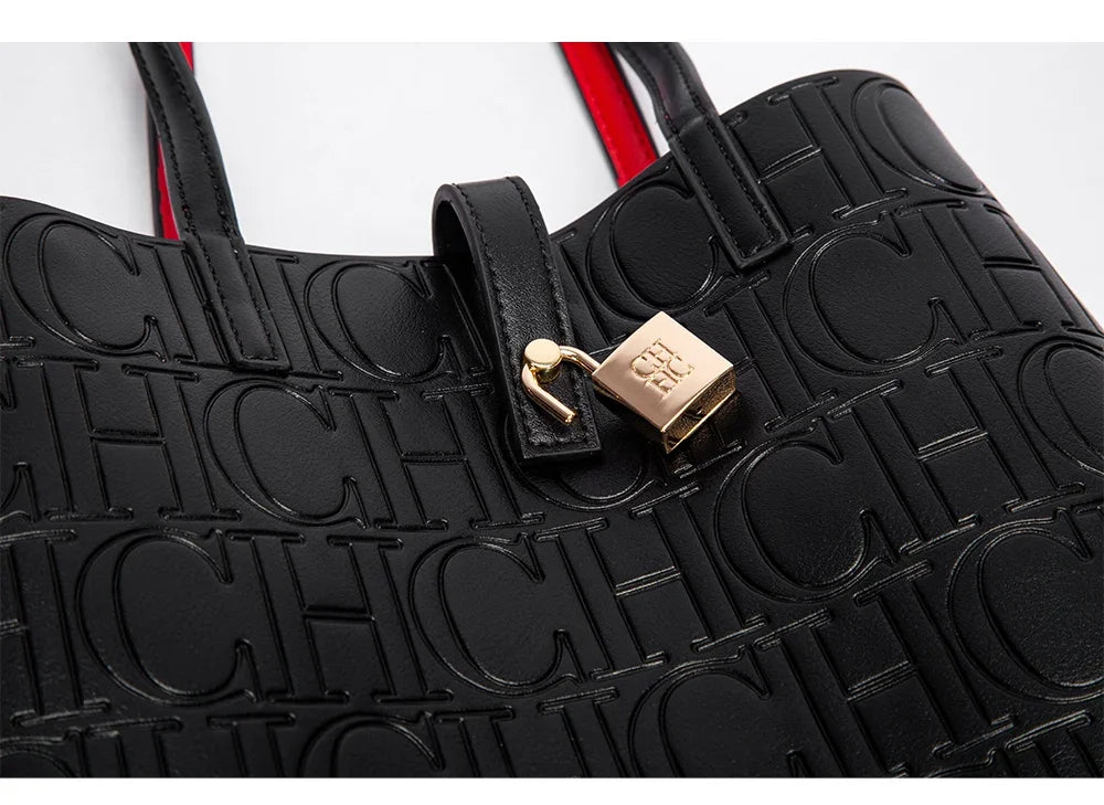 Letter Print Large Capacity Tote Bag