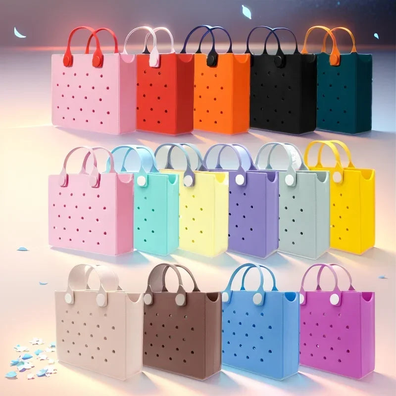 Large Leather Shoulder Bag Beach Tote