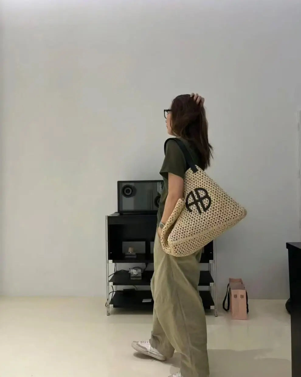 Straw Tote Bag