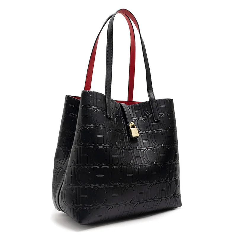 Letter Print Large Capacity Tote Bag