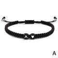 Initial Letter Heart Bracelet