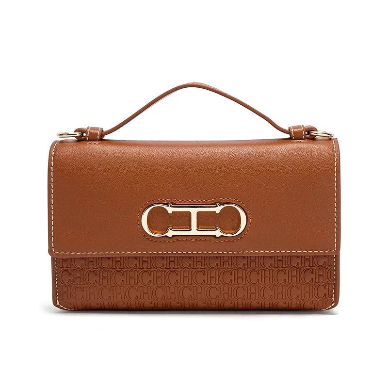 CH Women's Classic Retro Fashion Shoulder Bag Light Luxury Popular Classic Models Large Capacity ...