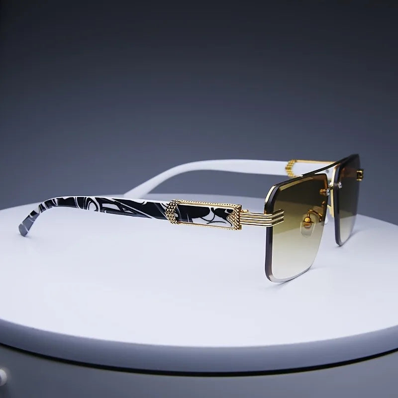 Rimless Rectangle Sunglasses – Women's
