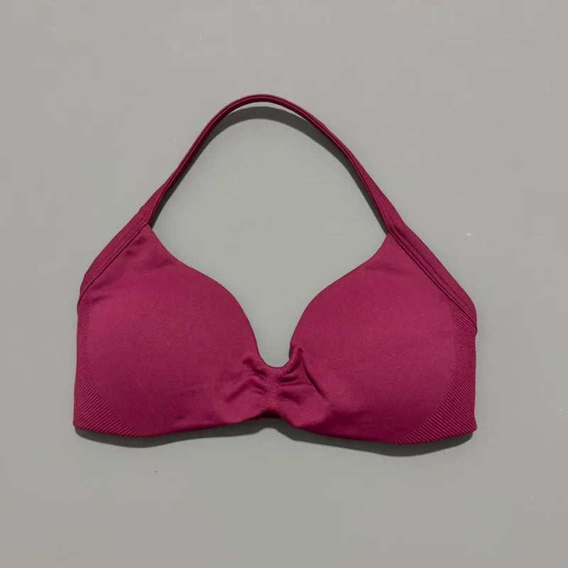 Halter Neck Tie-Side Bikini Set
