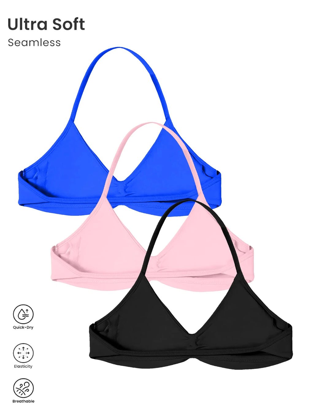Ribbed Racerback Sports Bra