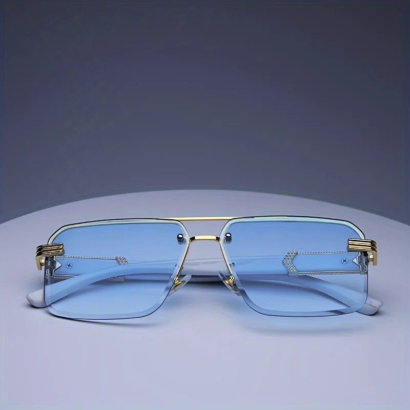 Rimless Rectangle Sunglasses – Women's
