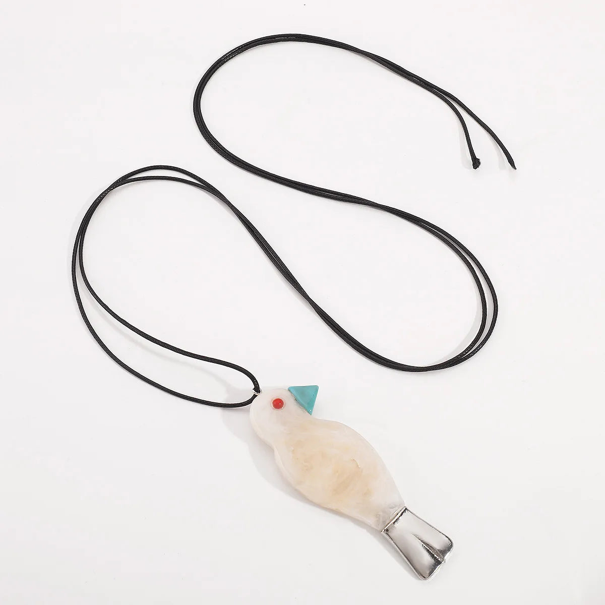 Parrot Charm Cord Necklace