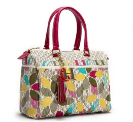 CH Ladies Bucket Bag – Floral PU Leather Handbag