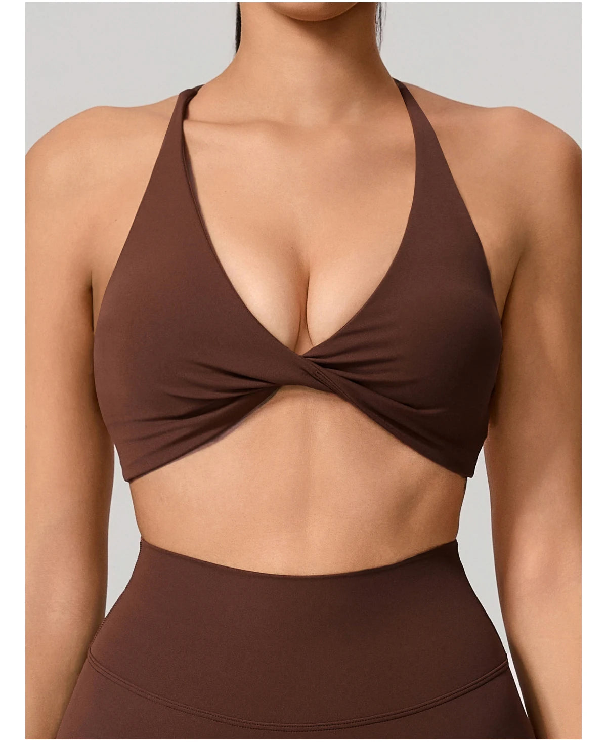 Cross Back Push Up Yoga Bra