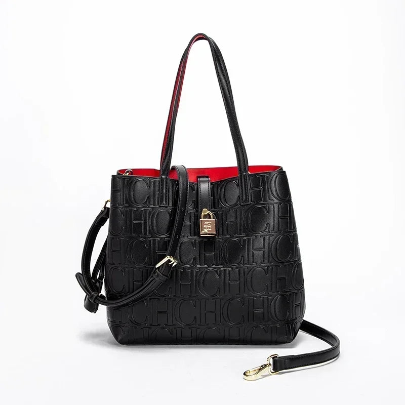 Letter Print Large Capacity Tote Bag