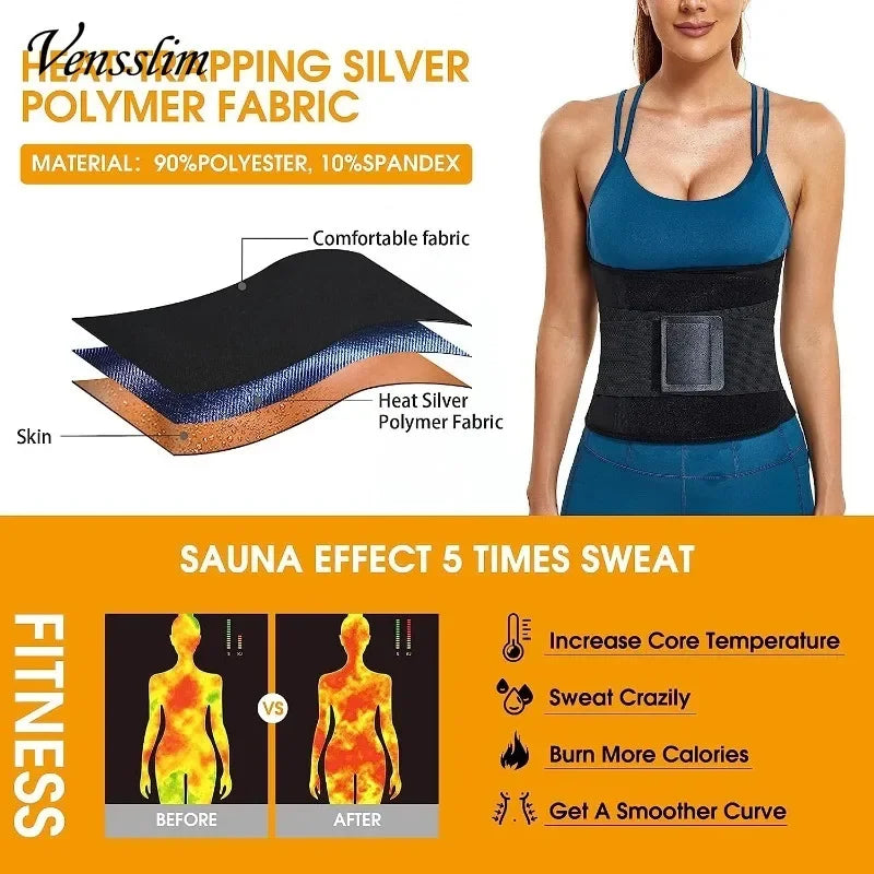Neoprene Sweat Waist Trimmer Belt
