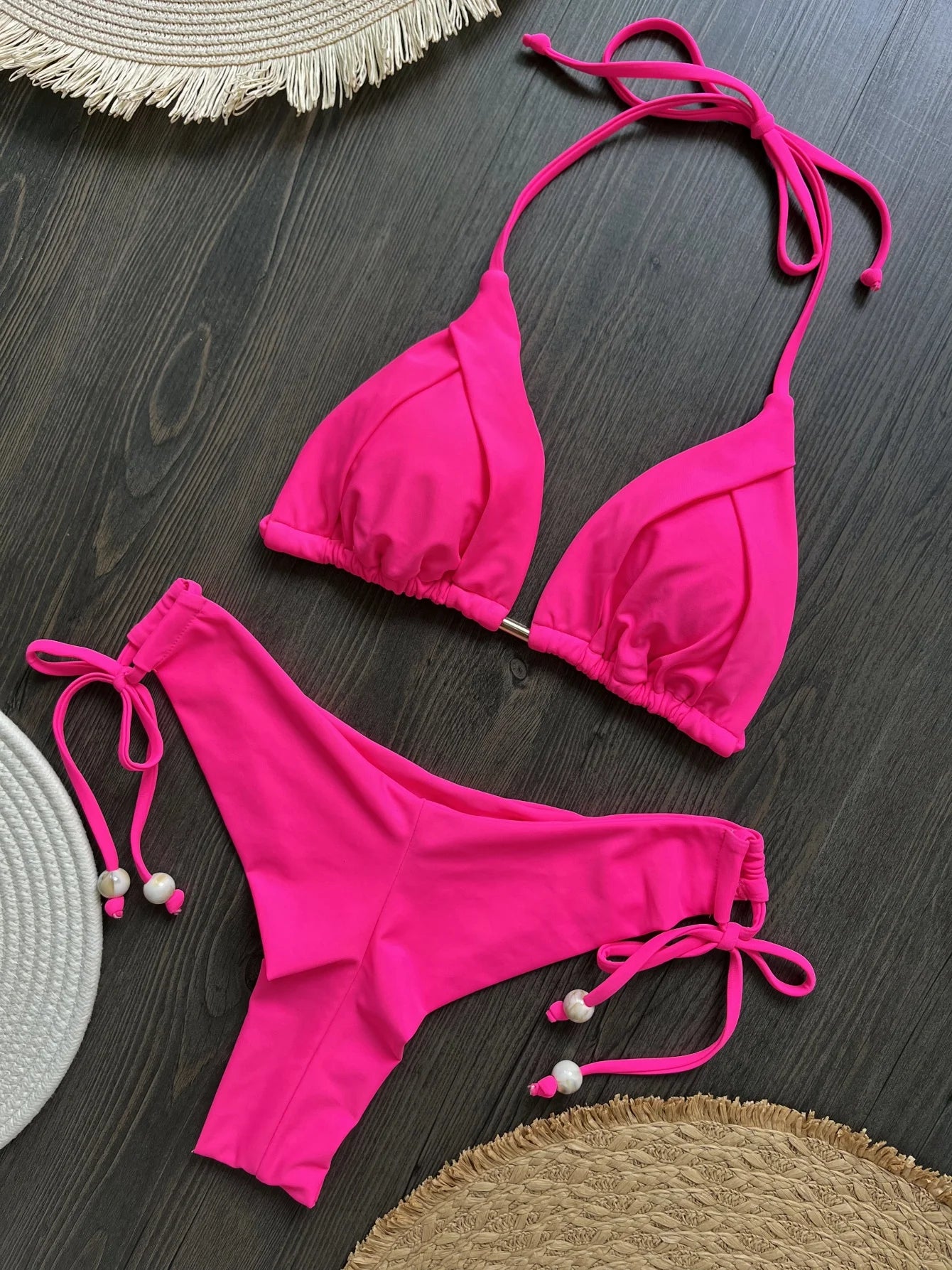 Triangle Push Up Bikini Set 13 Colors