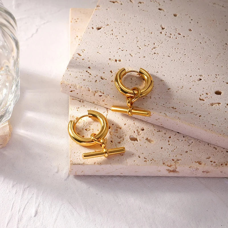 Geometric Drop Earrings