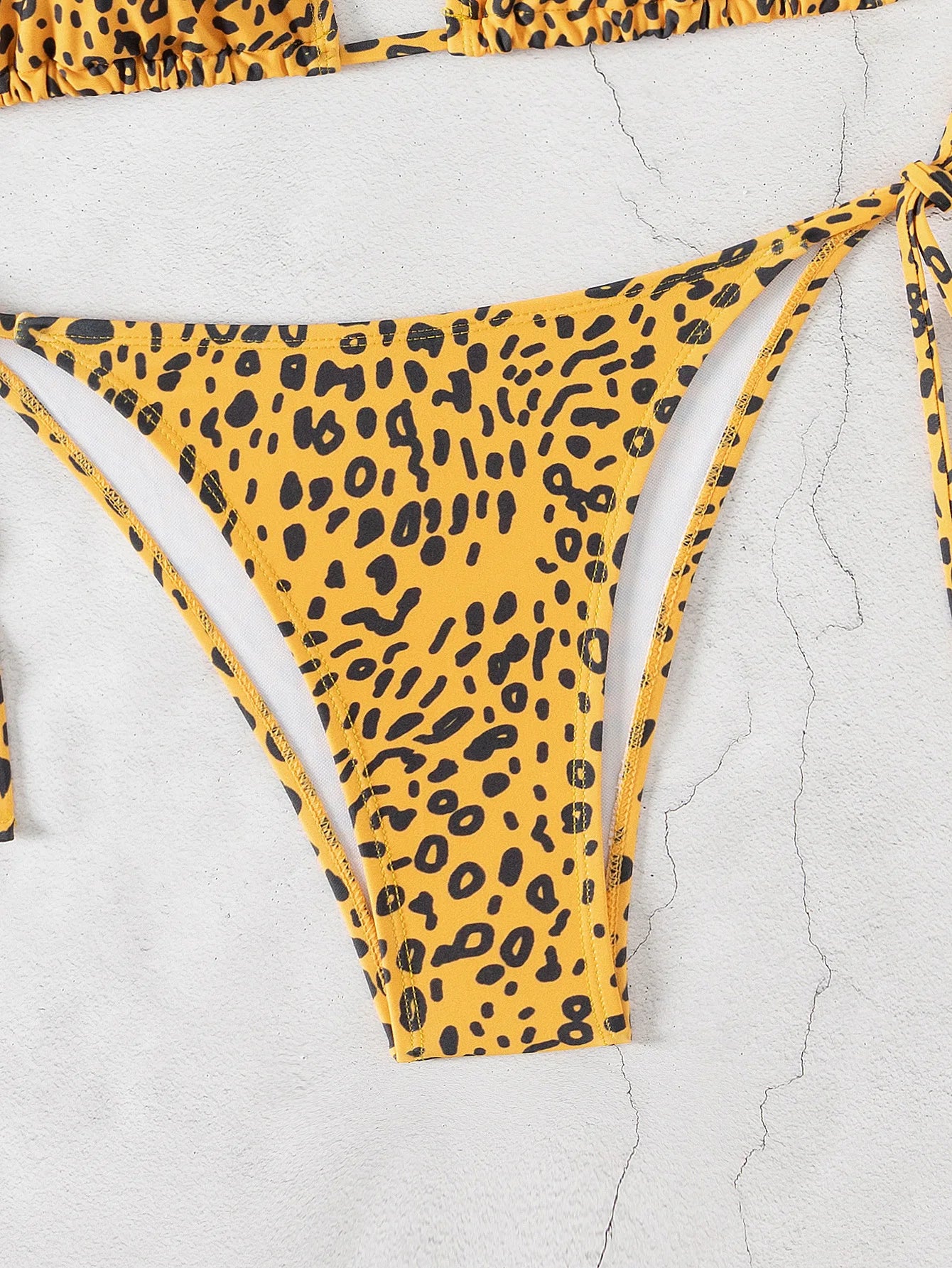 Floral Push Up Triangle Bikini Set