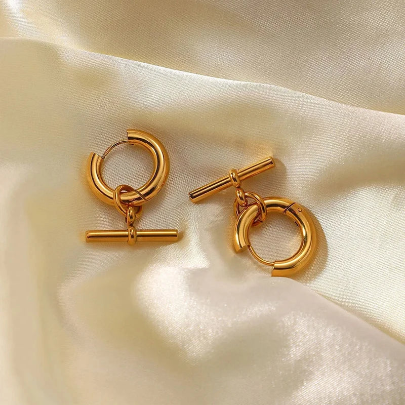 Geometric Drop Earrings