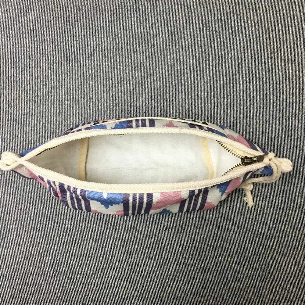 Canvas Tote with Woven Lining & Zip Pocket