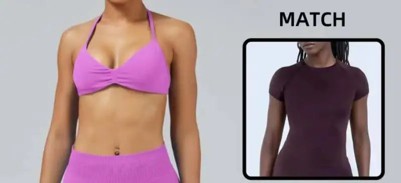 Halter Neck Tie-Side Bikini Set
