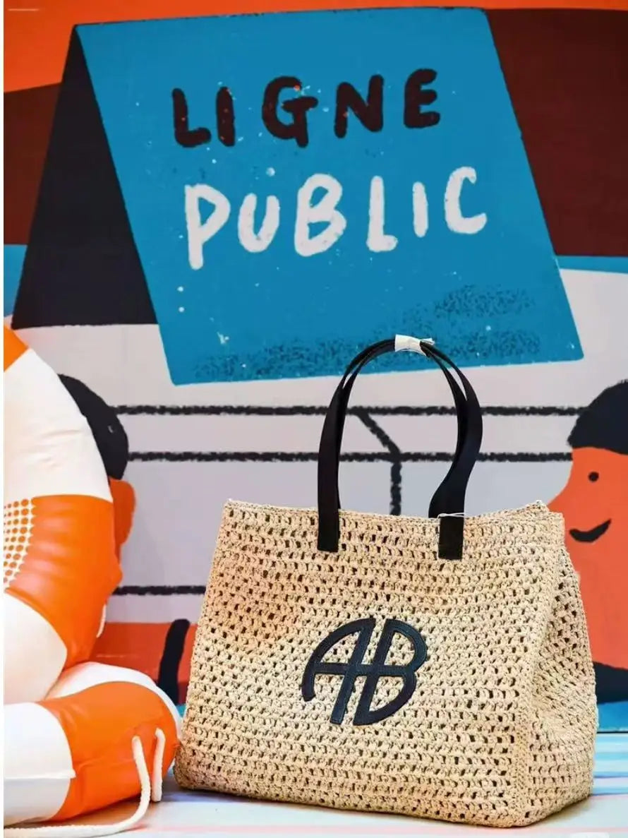 Straw Tote Bag
