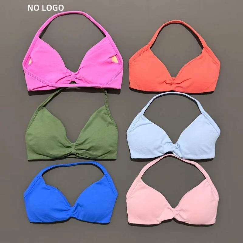 Halter Neck Tie-Side Bikini Set