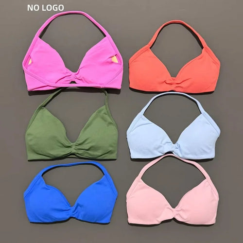 Halter Neck Tie-Side Bikini Set