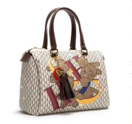 CH Ladies Bucket Bag – Floral PU Leather Handbag