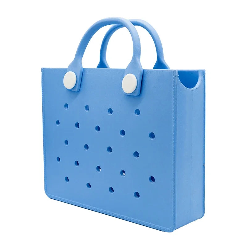 Large Leather Shoulder Bag Beach Tote