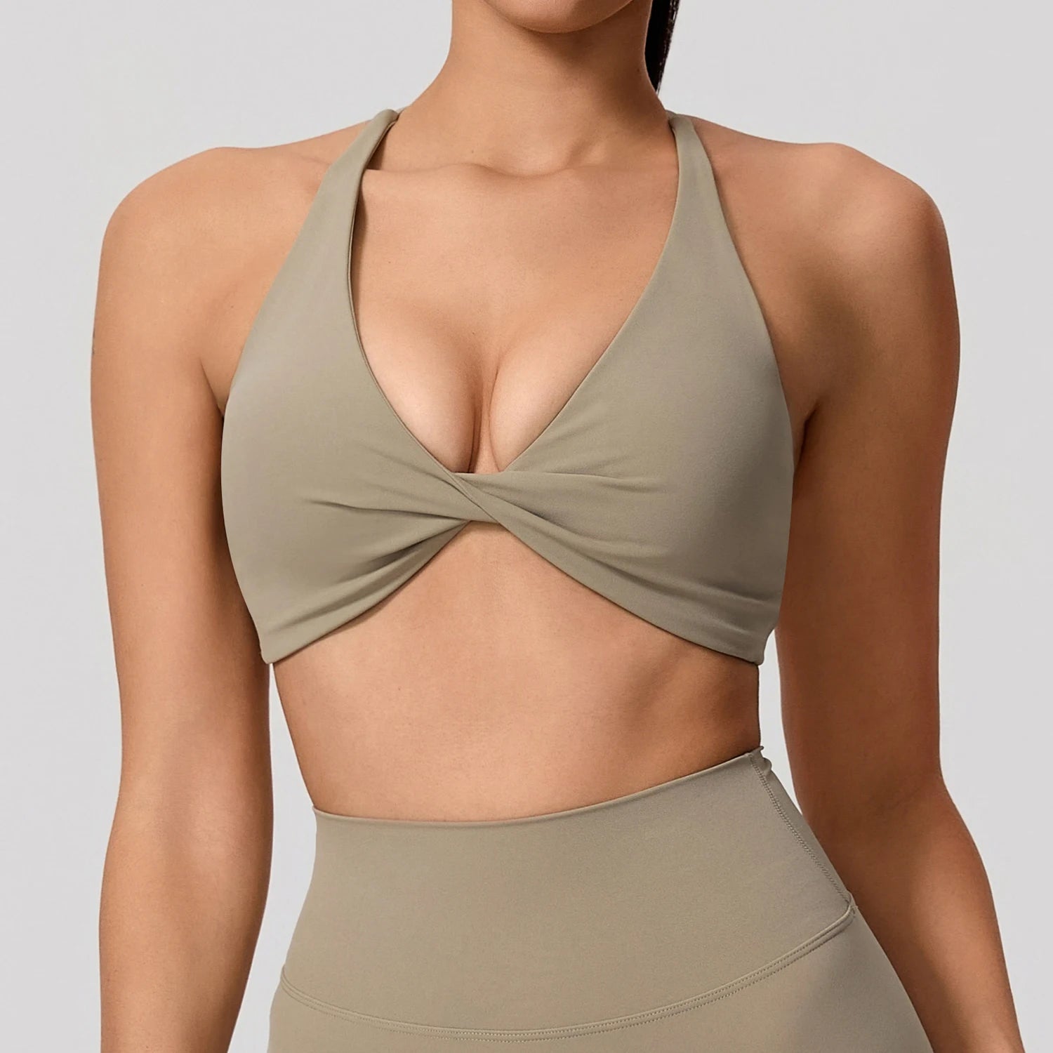 Cross Back Push Up Yoga Bra