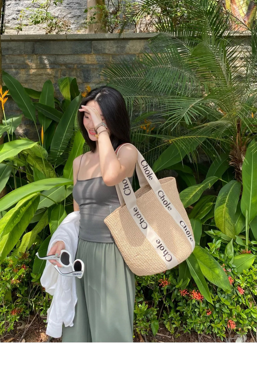 Handwoven Cotton-Linen Beach Tote