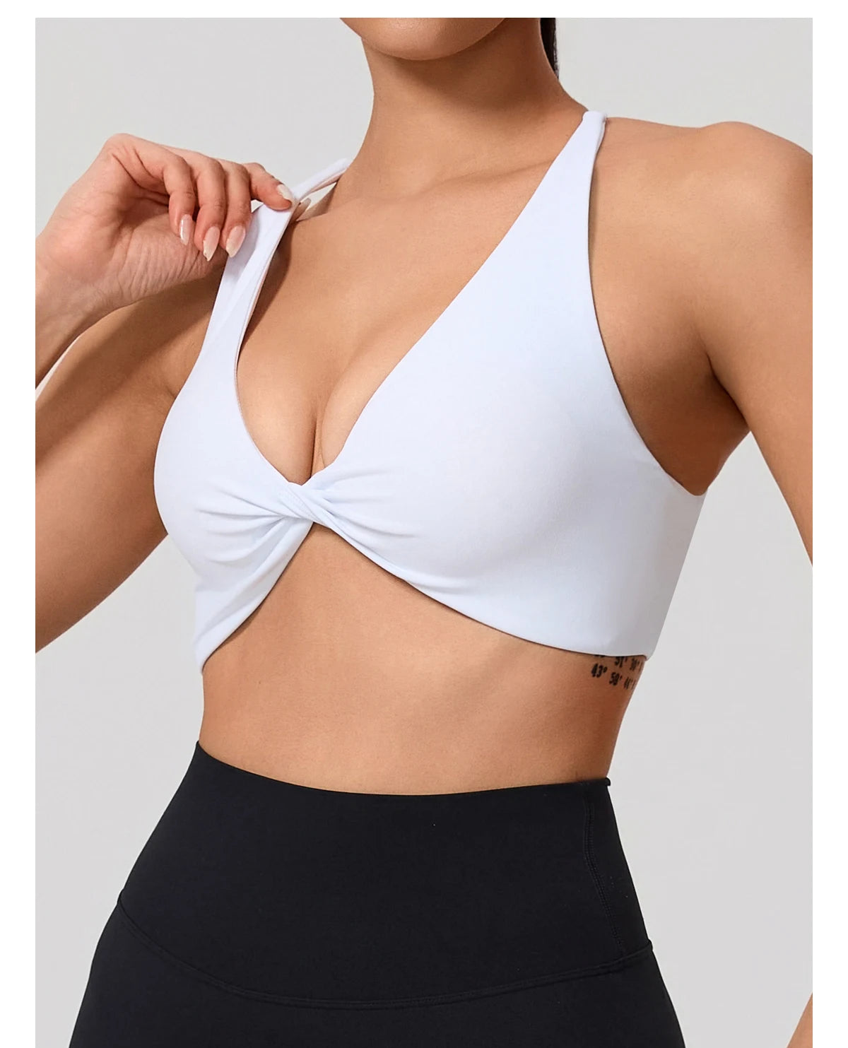 Cross Back Push Up Yoga Bra