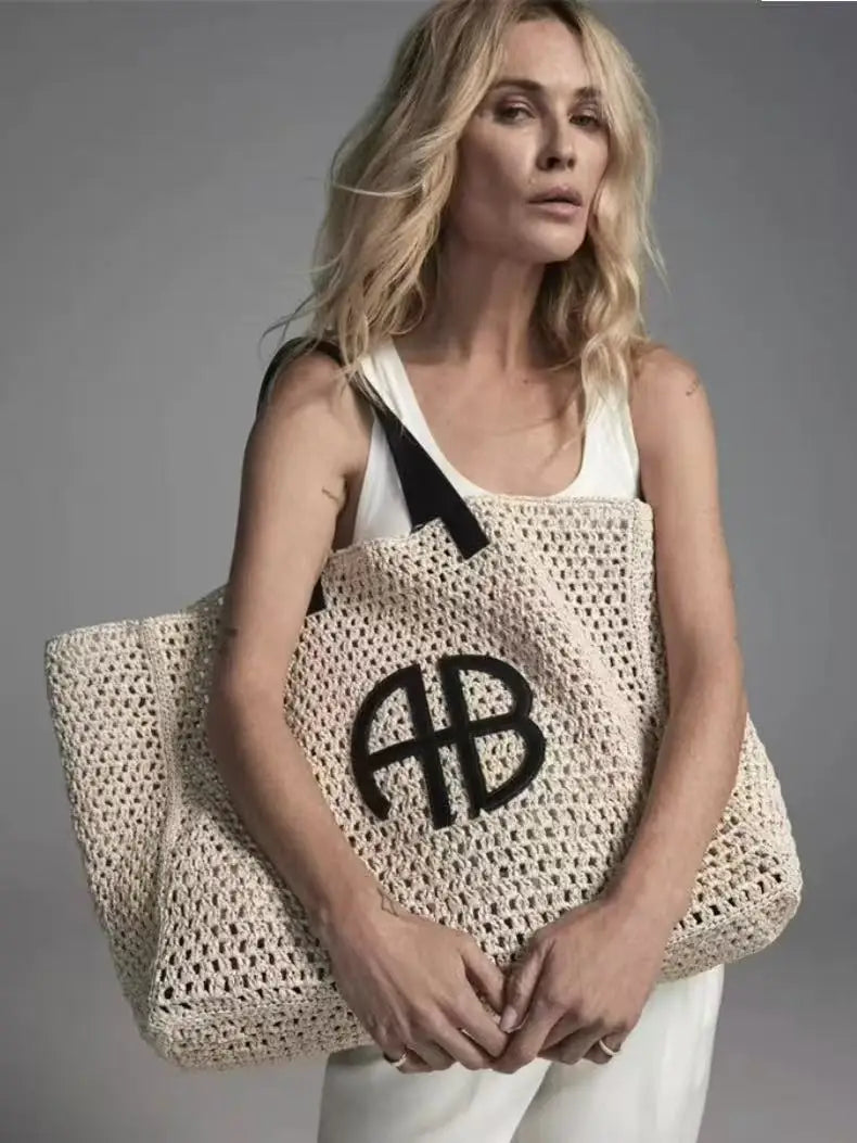 Straw Tote Bag