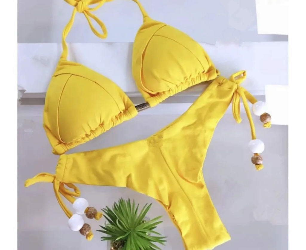 Triangle Push Up Bikini Set 13 Colors