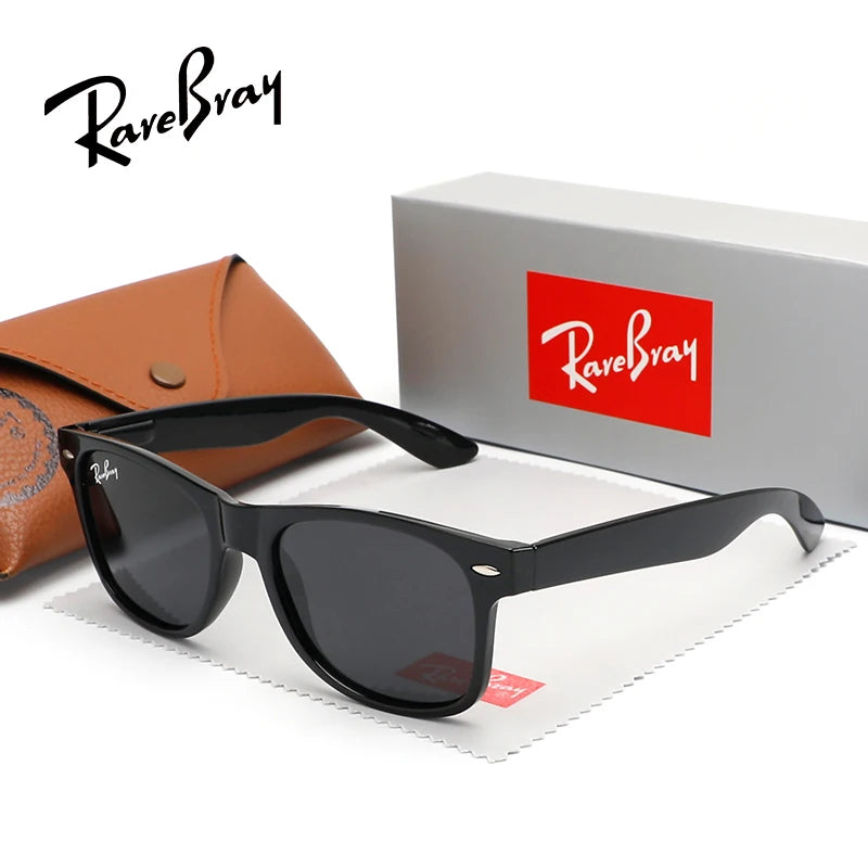 RareBray Classic Retro Polarized Sunglasses for Men UV400 Outdoor Protection Square Trend Shades ...