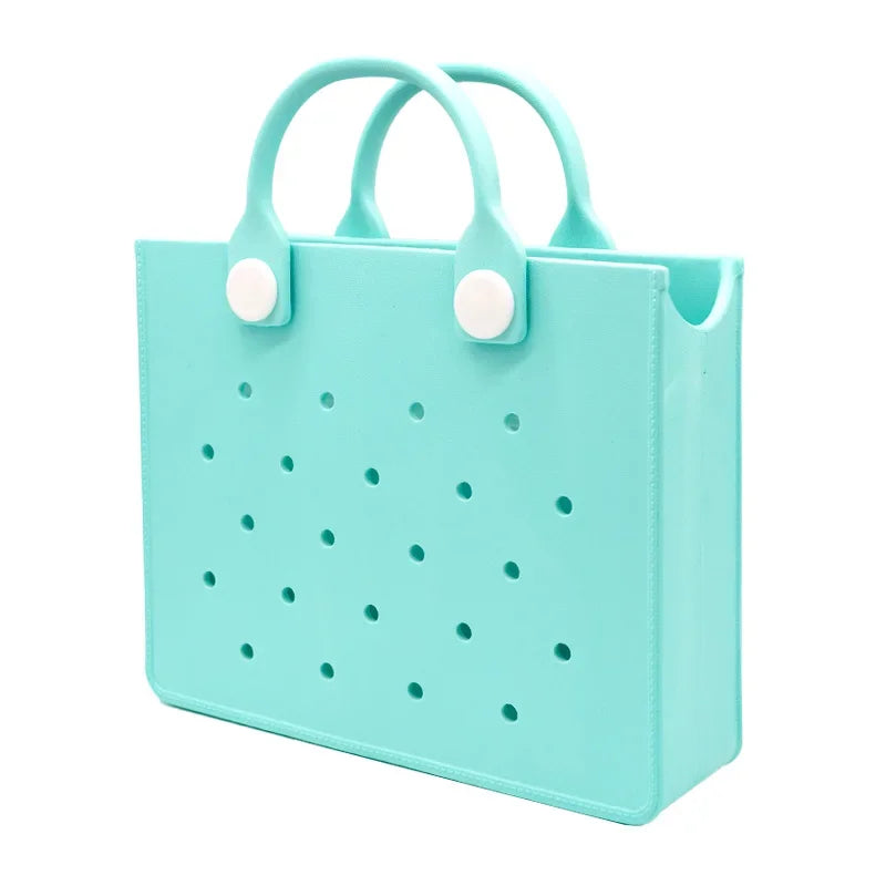 Large Leather Shoulder Bag Beach Tote