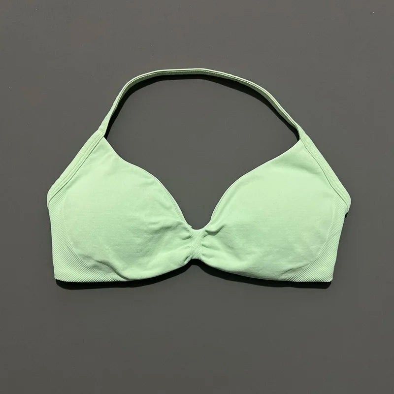 Halter Neck Tie-Side Bikini Set