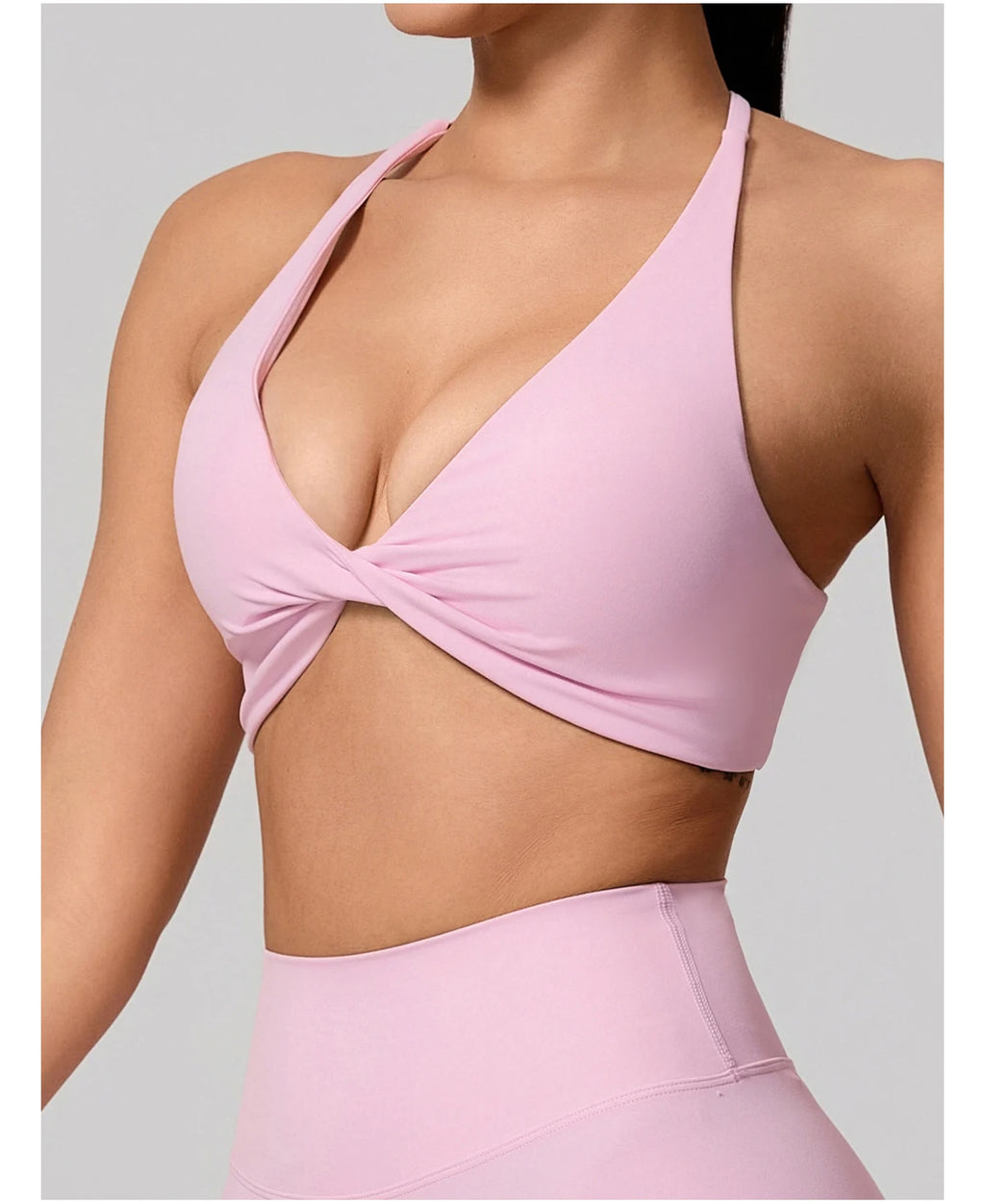 Cross Back Push Up Yoga Bra