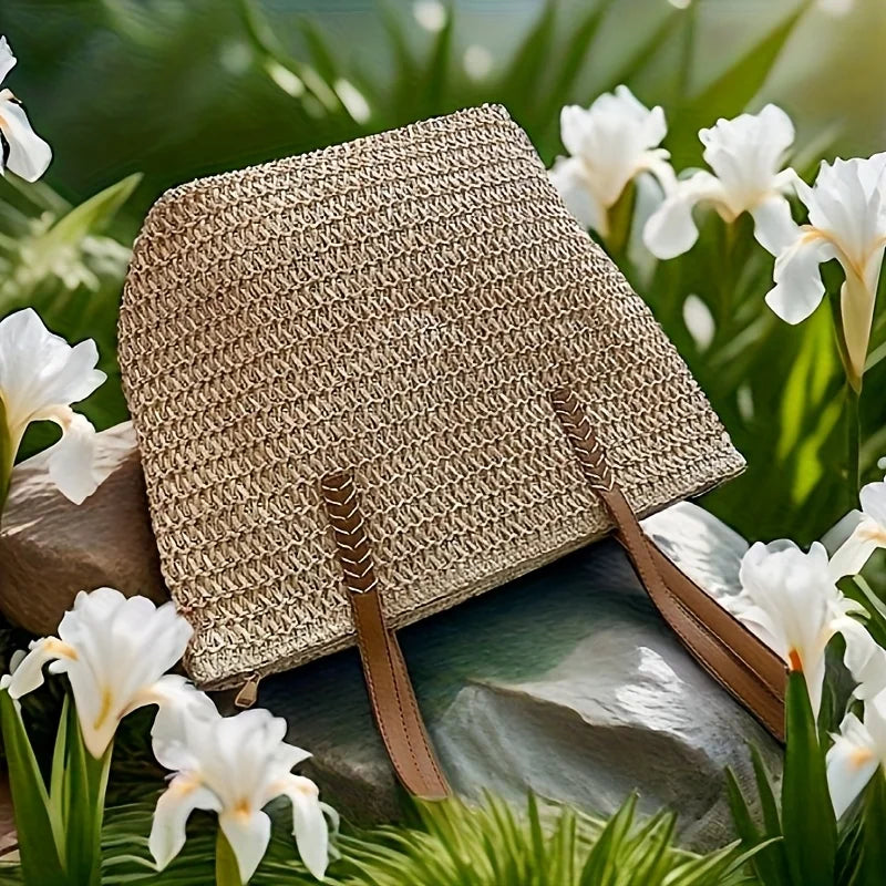 Woven Beach Tote Bag