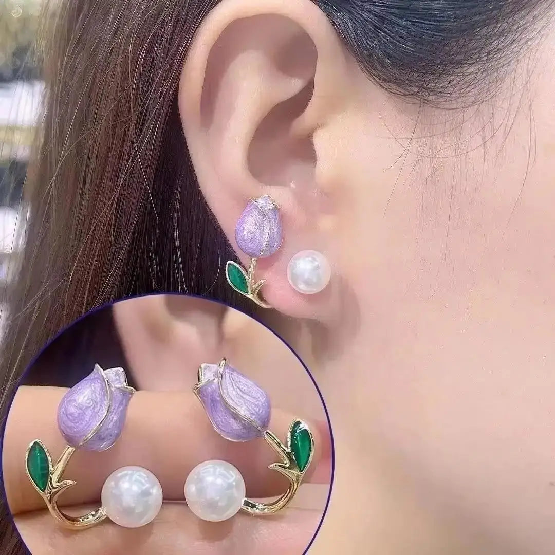 Zircon Geometric Hoop Earrings