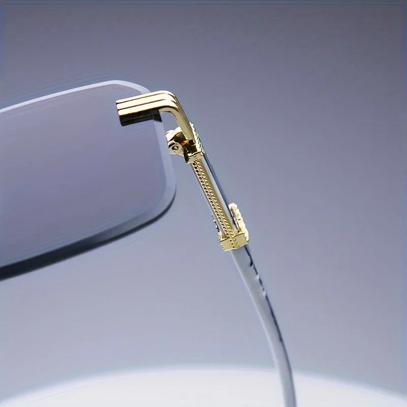 Rimless Rectangle Sunglasses – Women's