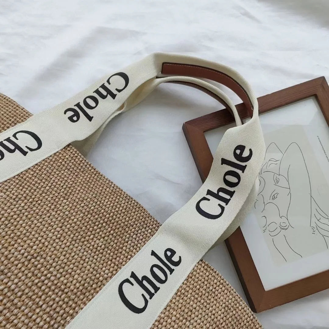 Handwoven Cotton-Linen Beach Tote