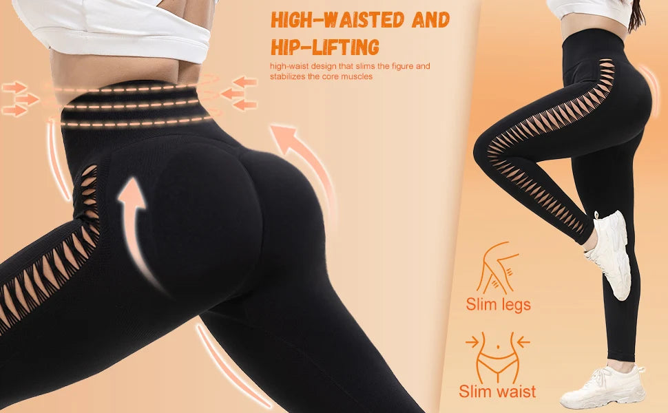 High Waist Butt Lifting Seamless Leggings