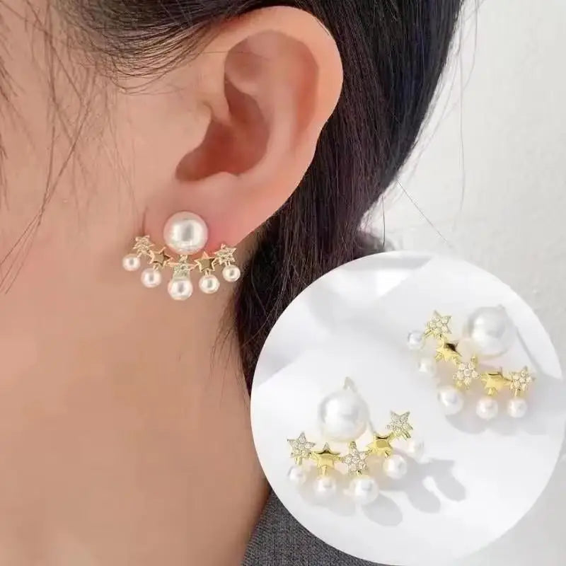 Zircon Geometric Hoop Earrings