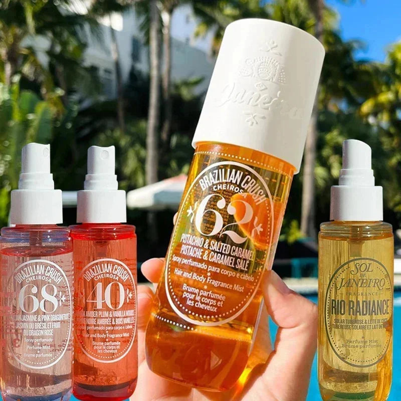 Brazilian Crush Fragrance Spray Women Fruity Body Spray Scent Moisturize Skin Long Duration Hair ...