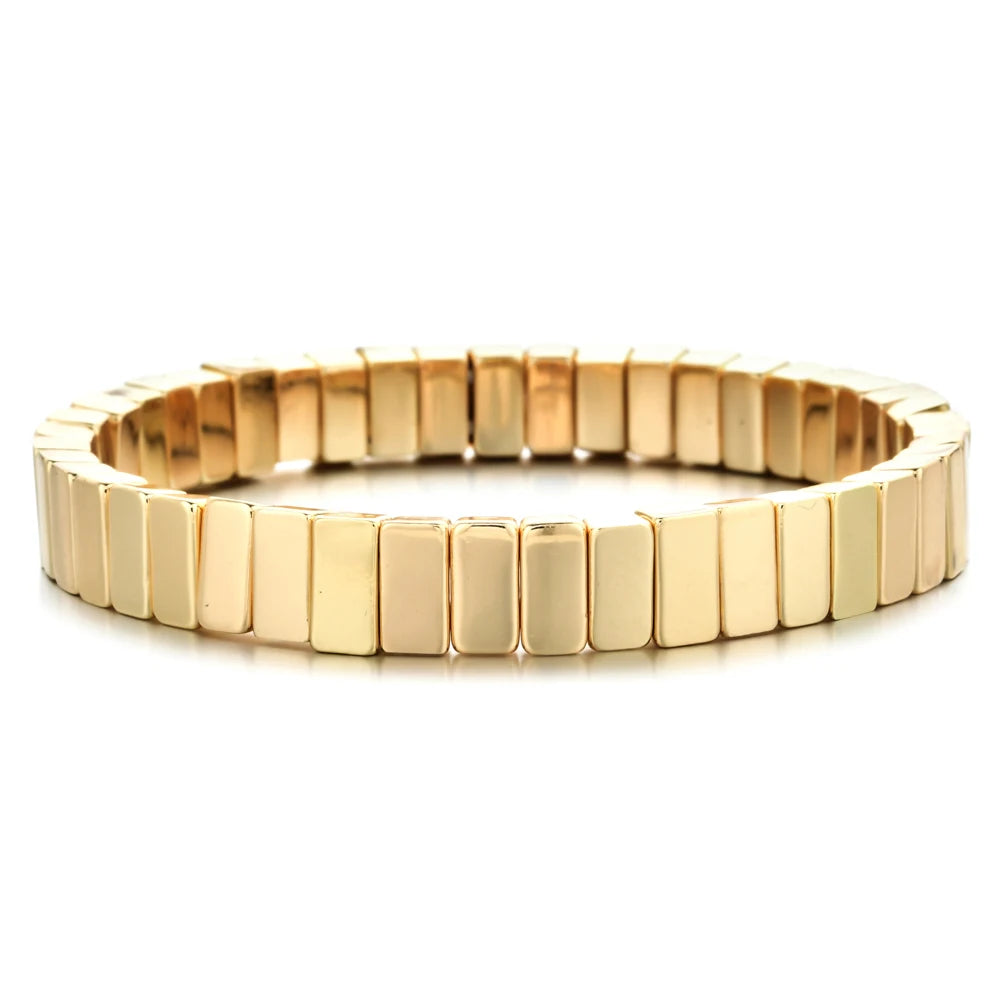 Enamel Tile Friendship Bracelet