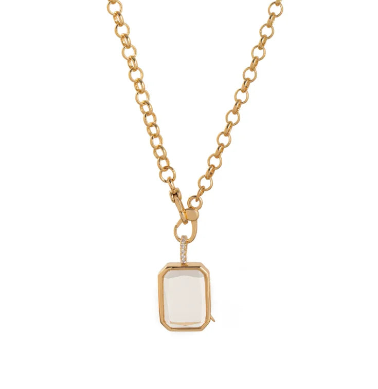 Open Pendant Chain Necklace