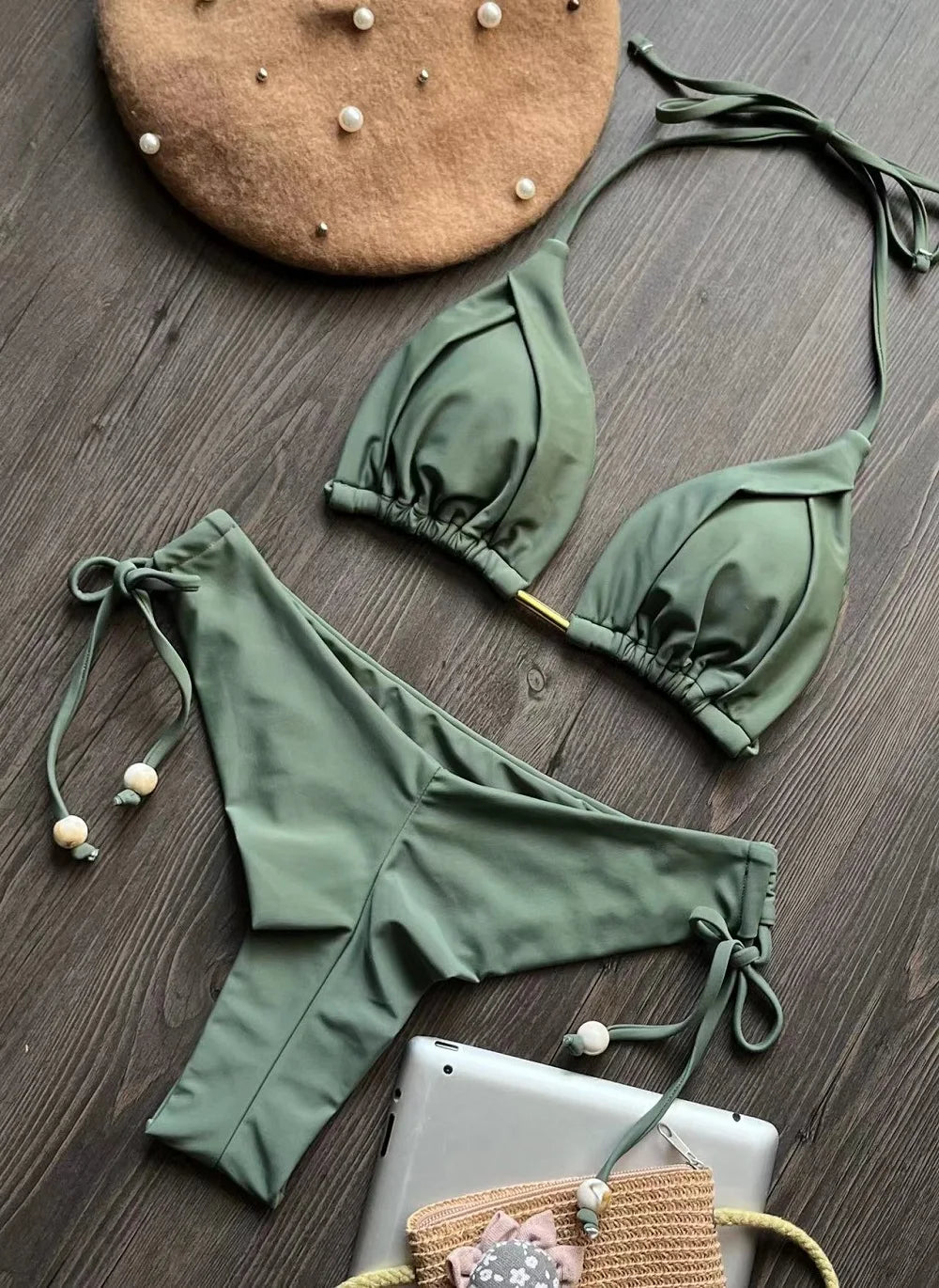 Triangle Push Up Bikini Set 13 Colors