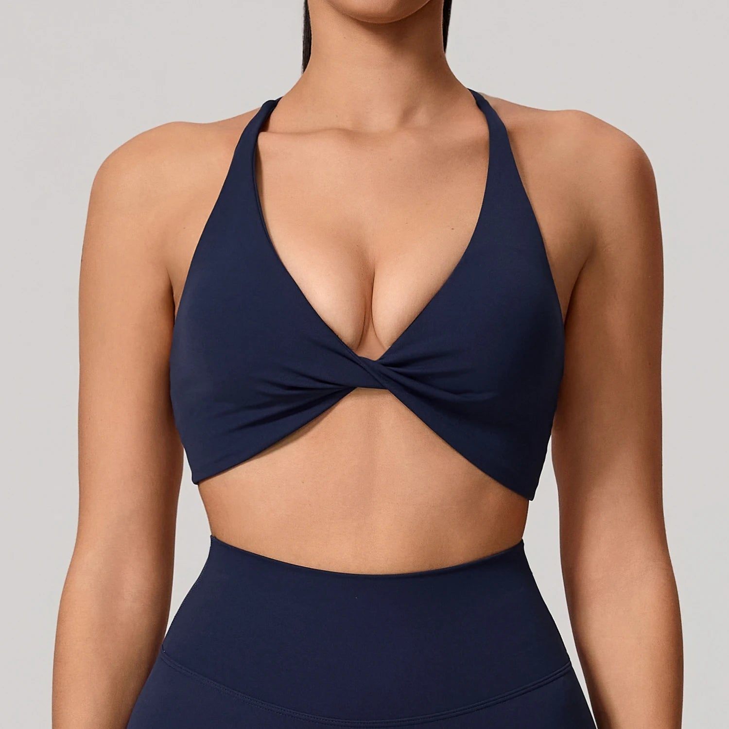 Cross Back Push Up Yoga Bra