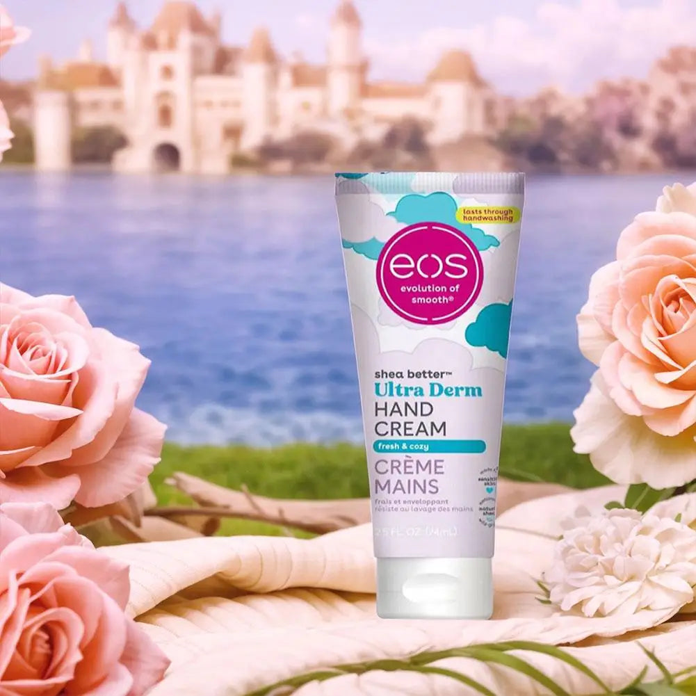 EOS Shea Better 74ml Hand Cream - Ultra Derm Moisturizing Shea Butter Enriched For Dry Cracked Sk...
